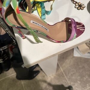 Manolo Blahnik Vibrant Multicolor Heels